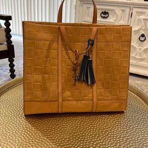 Fossil Carmen leather tote - tan
